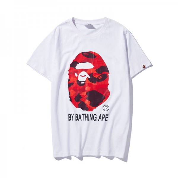 BAPE | メンズバスTシャツホワイト＆レ...