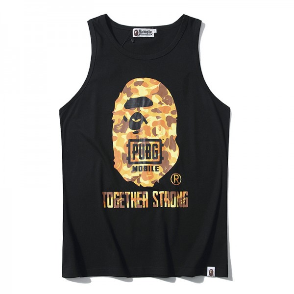 Bape PUBGタンクトップブラック