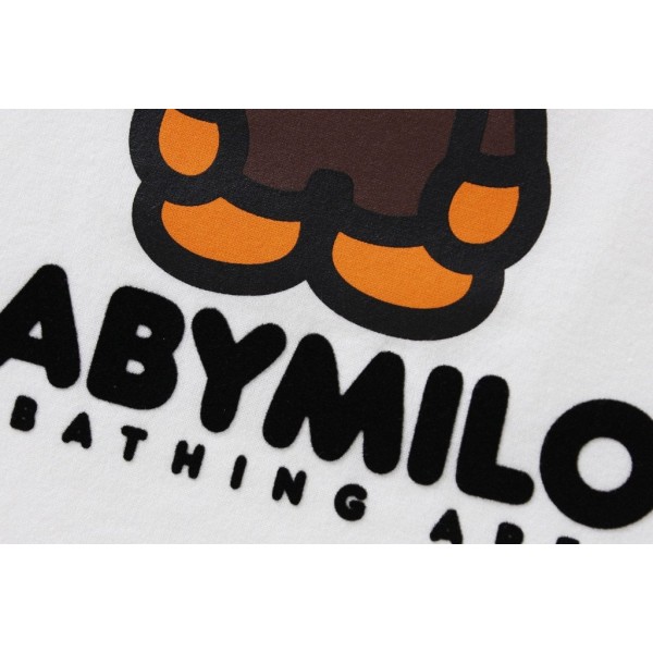 BAPE All Baby MiloマルチロングスリーブTシャツTシャツ（キッズ）ホワイト