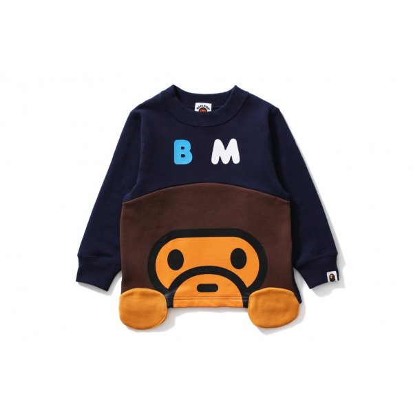 BAPE ｜ベイビーミロクルーネックブラ...