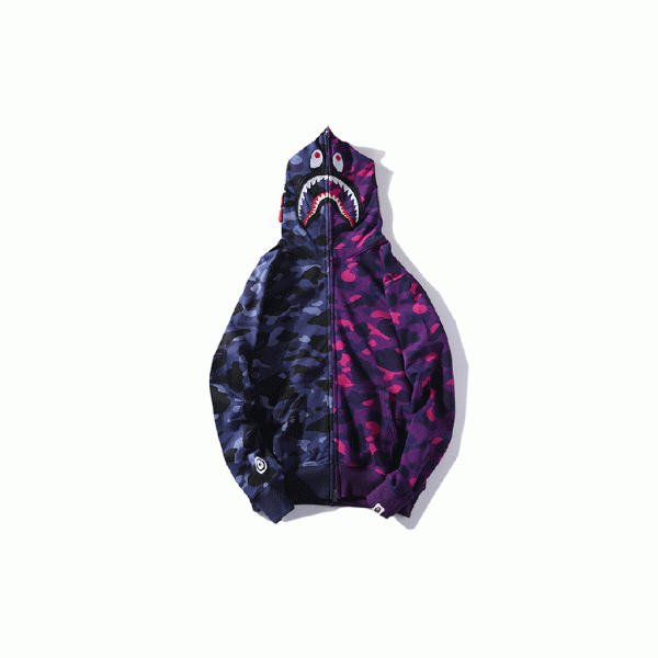 BAPE|CAMO 1/2シャークフルジップフーデ...